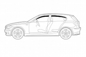 Дефлекторы окон SIM NLD.SGWHOV0732 Great Wall Hover H5 2010-/HAVAL H5 2020- / GREAT WALL Hover Н3, 2007-2016 -(4 door) черный